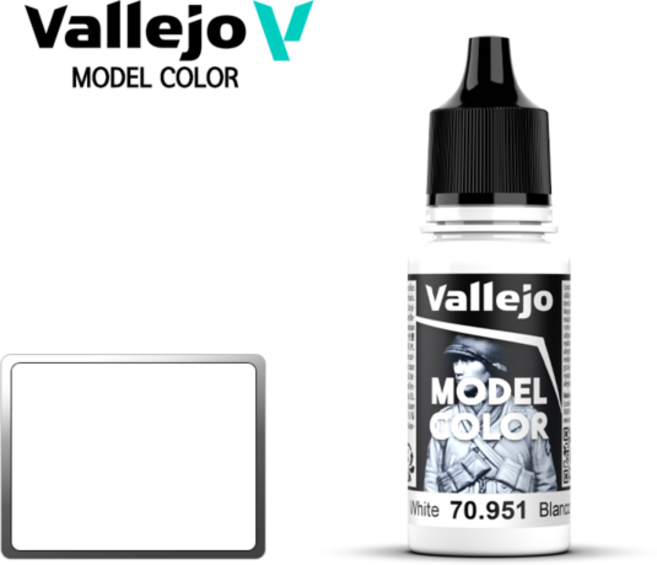 바예호 뉴모델컬러 Cold White 70919 (002) 아크릴도료 18ml 도색