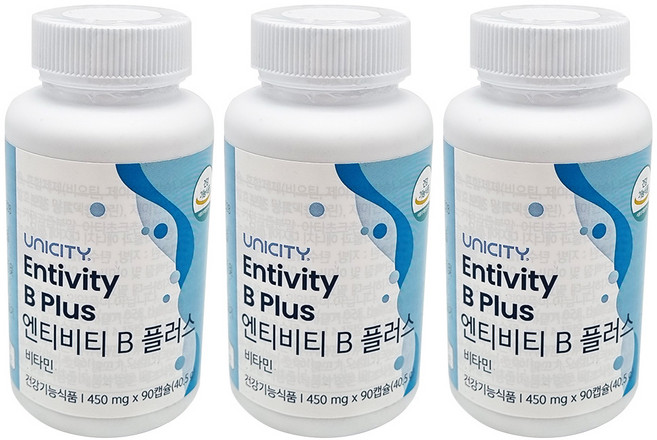 유니시티 엔지겐 B 플러스 비타민, 30회분, 3개