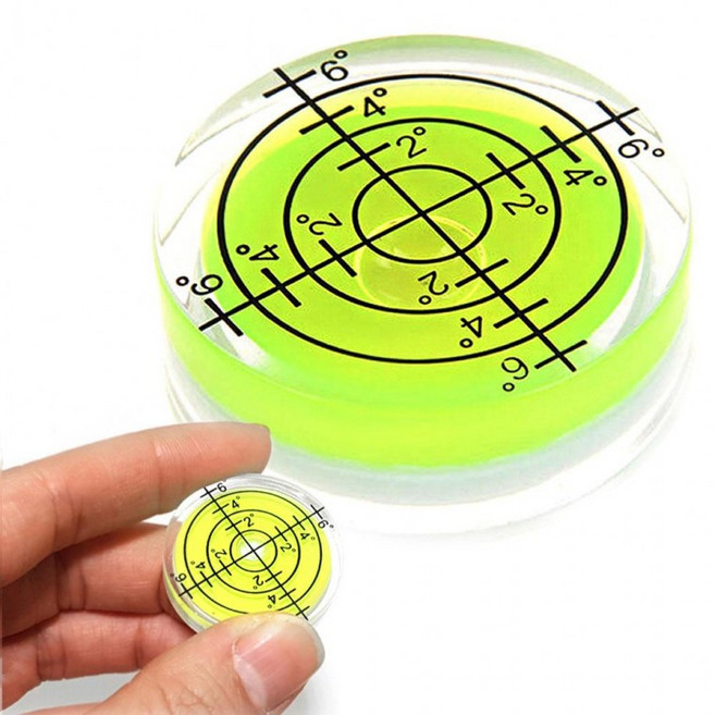 휴대용 원형 미니수평기 2.5cm, 1+1 미니수평기 3cm