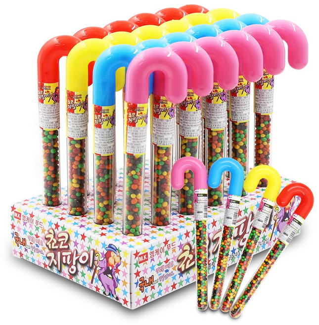 쵸코 지팡이 초콜릿 9g x 24개 (1통)