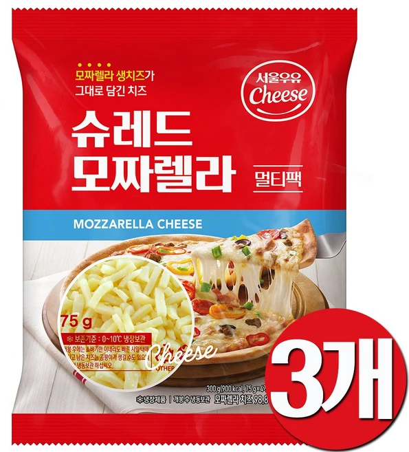 슈레드멀티, 300g, 3개 - 쿠팡