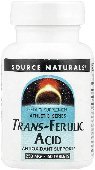 Source Naturals Athletic Series 트랜스-페룰산 60정, 1개 - 쿠팡