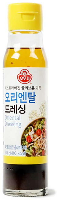 오뚜기 엑스트라버진 올리브유 가득 오리엔탈드레싱소스, 1, 215g