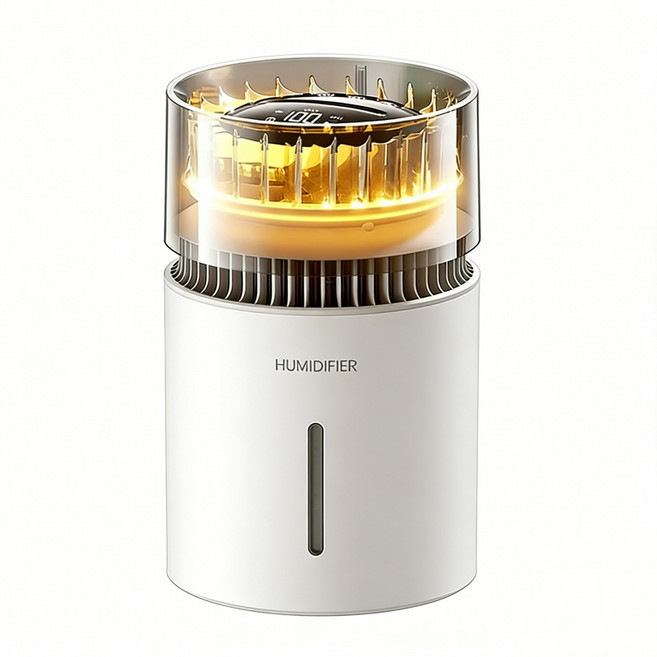 무안개 가습기 가정용 무소음 음이온 공기정화 대용량 5L, 화이트