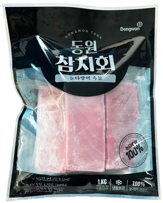 동원참치회1kg (눈다랑어속살), 1개, 1kg