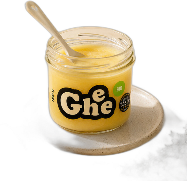 체코 Ghee 유기농 기버터 무염버터 깊은 버터 풍미를 느껴보세요, 1개, 180g