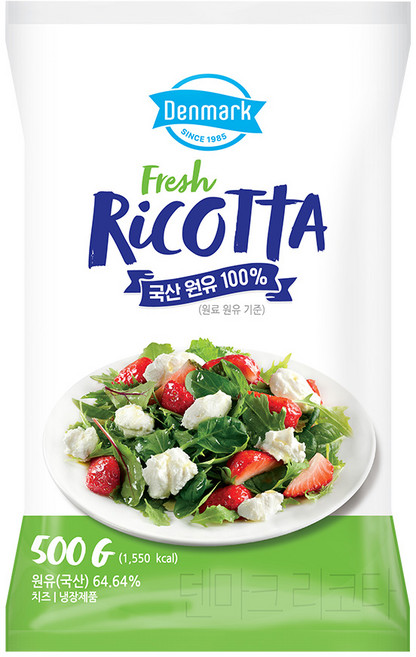 [동원] 덴마크 리코타치즈, 500g, 1개