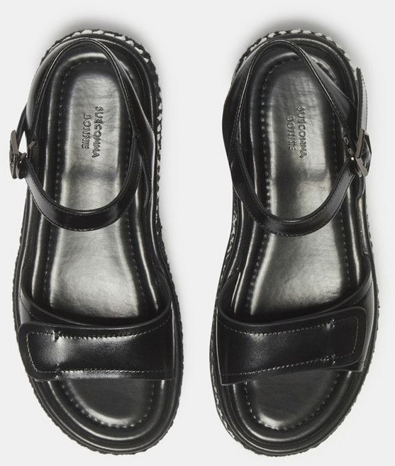6위 - 슈콤마보니 Weave sandal(black) 샌들