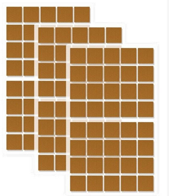 제이테크 의자다리 보호패드 소음방지 부직포 스티커, 120개