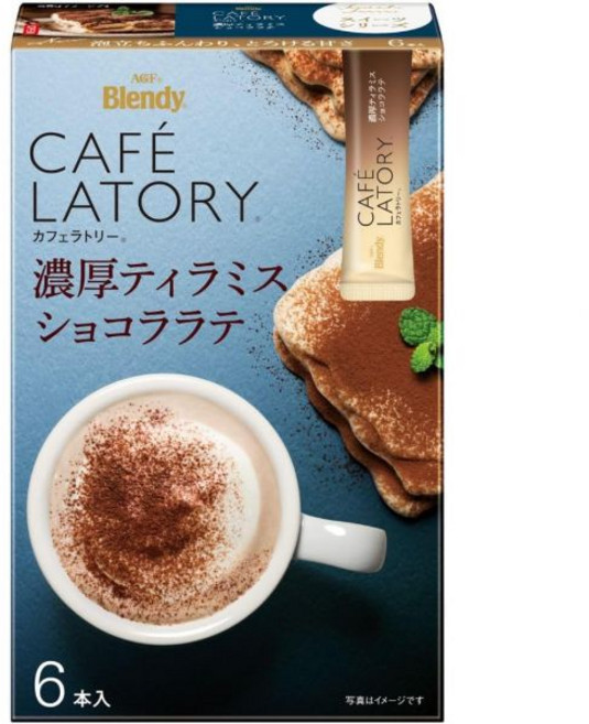 일본 AGF 블렌디 카페라토리 스틱 진한 티라미수 쇼콜라 라테 6개입 x 6박스, AGF브렌디 카페라토리 진한 티라미수 쇼콜라라떼 6개x