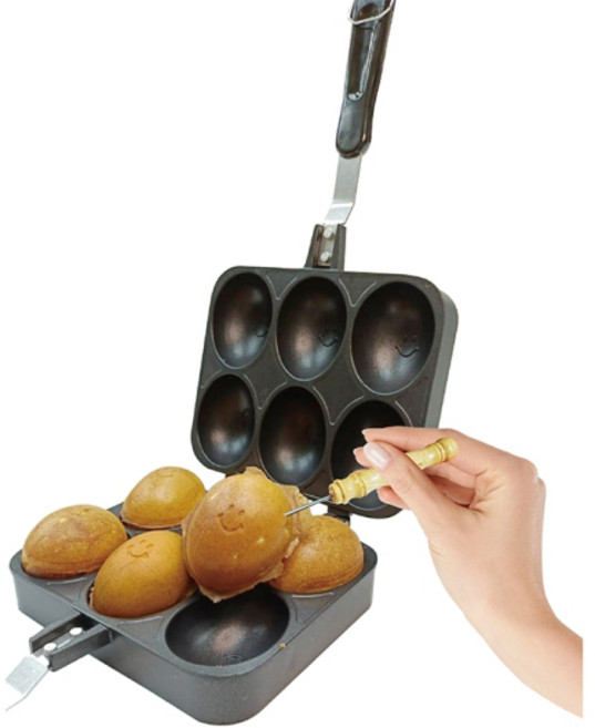 三箭 微笑雞蛋糕烤盤 WY-026 家用不沾烤具 輕鬆製作美味雞蛋糕, 1個