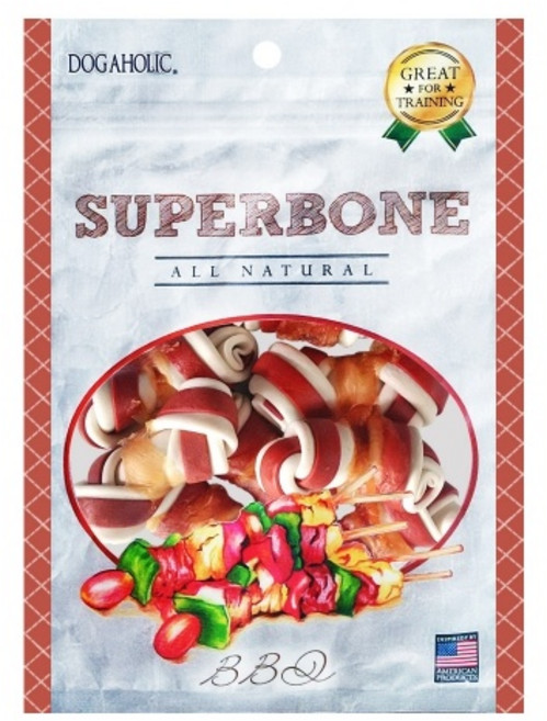 도그홀릭 슈퍼본 베이컨향 연어향 애견 강아지 Dogaholic 160g, 1개