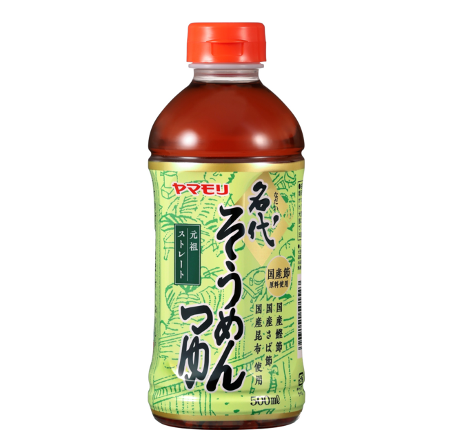 야마모리 나다이 일본 저염 50년 전통 쯔유 라이트, 1개, 500ml