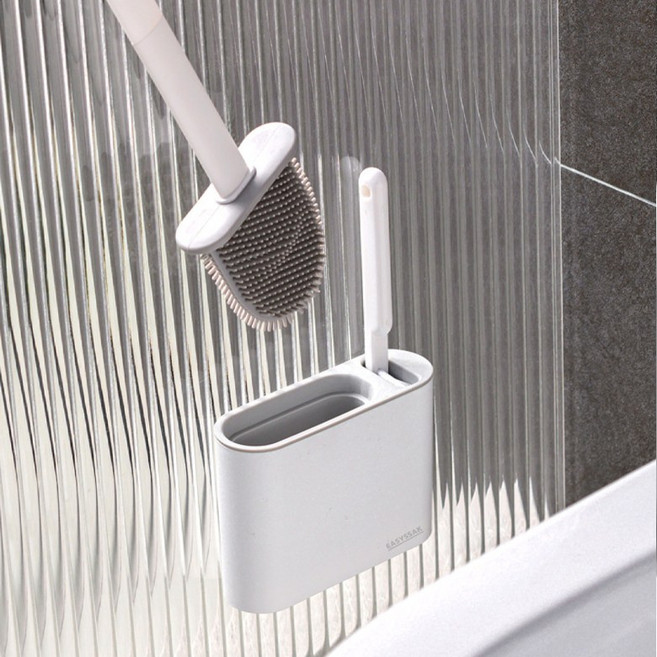 이지쓱싹 실리콘 변기솔 욕실 화장실 청소솔, 1개, 화이트