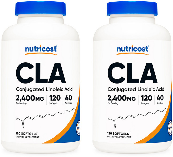 뉴트리코스트 CLA 2400mg 소프트젤 120정 2개