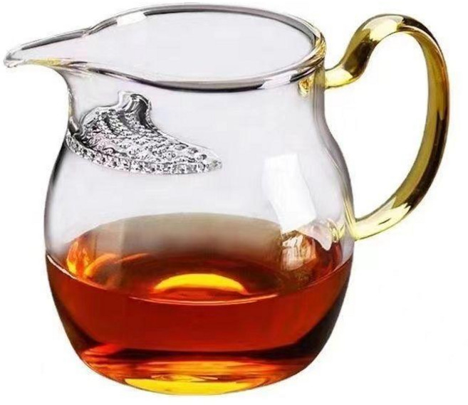 加厚玻璃公道杯茶漏一體分茶器, 1個