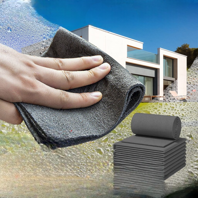 독일 2+2/3+3 다용도 요술행주 고급형 하이테크 마법의 유리 행주 흡수력 뛰어난 얼룩제거 극세사 매직 행주 물자국을 안난 걸레 29*20cm, 6세트