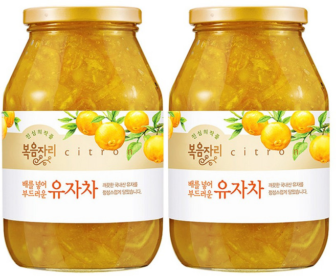 복음자리 배를 넣어 부드러운 유자차, 1.03kg, 1개입, 2개