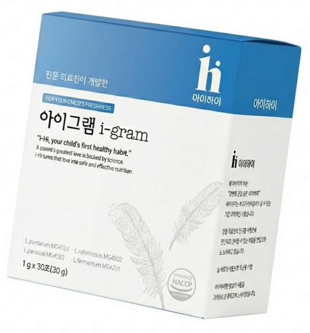 아이그램 i-gram 아이하이 어린이 유산균 1g X 30포 (30g), 3개, 30회분