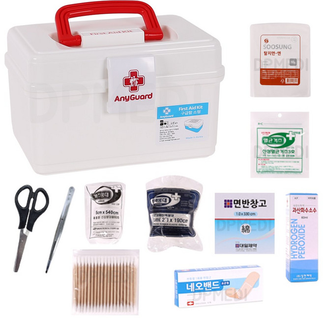 애니가드 구급함 소형 10종세트 구급상자, 1개