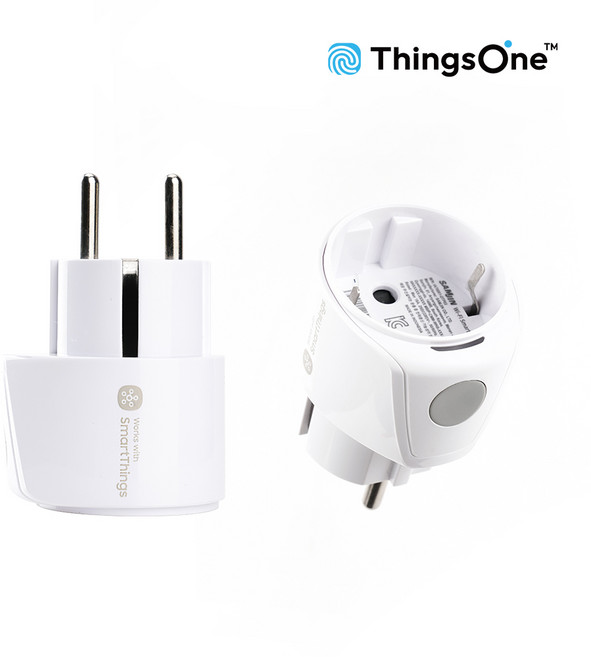 [싱스원] SmartThings(스마트싱스 전용) IOT Wi-Fi 16A 스마트 플러그 IA70001-OTP03, 1개