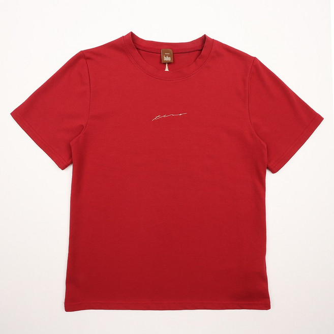 [buho 부호] 에펠탑 자수 컬러 여성 티셔츠 BKMLTS72