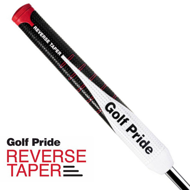 골프프라이드 리버스 테이퍼 퍼터그립-피스톨 라운드 플랫, SE플랫-미디움, 1개