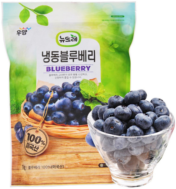 뉴뜨레 냉동블루베리 1kg 무가당, 1개
