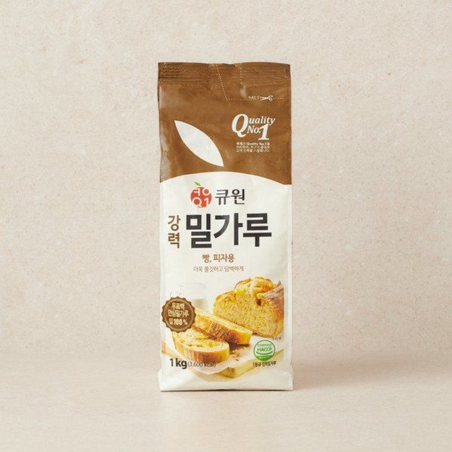 큐원 밀가루 강력분 1kg (N4), 1