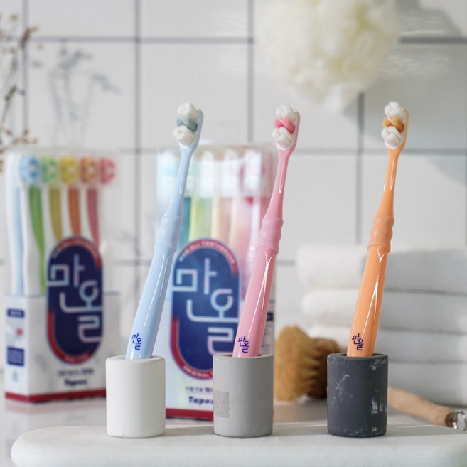 [12월 특가] 테이팩스 만개 초미세모 만올칫솔 오리지널/미니 10개입, 오리지널(10개입), 1개