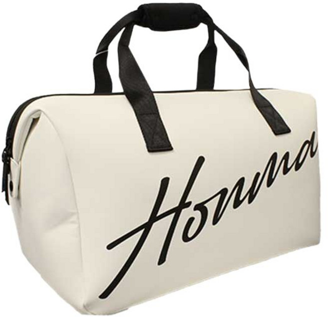 혼마 골프 보스턴 가방 화이트 필기체 골프백 BB12168 HONMA