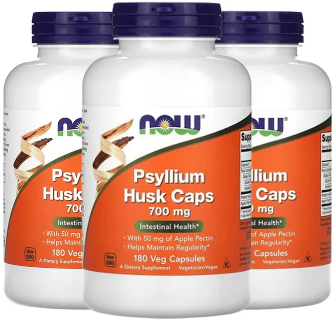 2+1 나우푸드 차전자피 700mg 180캡슐 실리엄 허스크 차전차 차전차피 차전자, 180정, 3팩 - 쿠팡