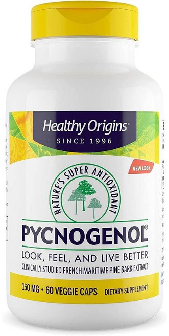 헬시오리진스 피크노제놀 150mg 베지 캡, 60정, 1개