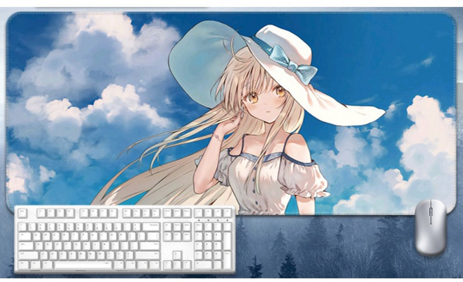 옆집 천사님 때문에 어느샌가 장패드 17종 마우스패드 굿즈 인간적으로 타락한 사연 캐릭터, 700x300mm, 3mm, 옆집천사 장패드 B, 1개