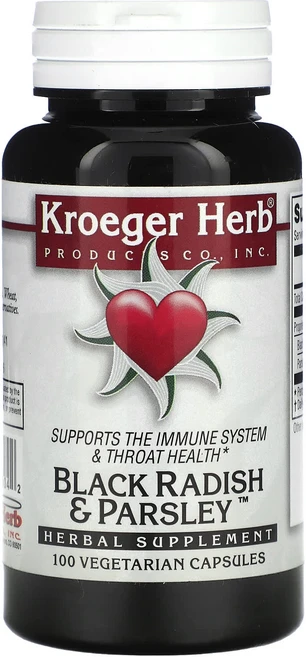 몸관리하세요 겨울입니다 Kroeger Herb Co 블랙 무 & 파슬리 베지 캡슐 100정 특별관리진행, KroegerHerbCo블랙무파슬리베지캡슐100정 - 쿠팡