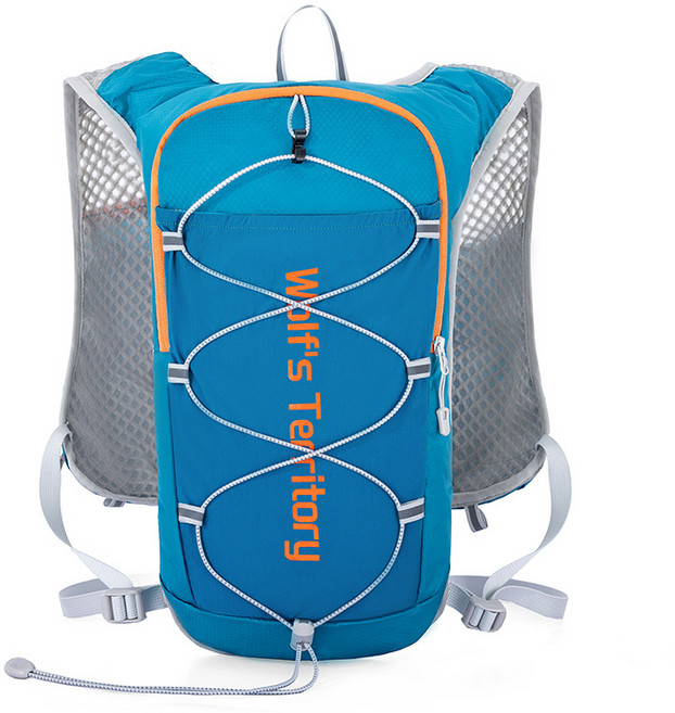 아웃도어 트레일 러닝 등산 배낭 러닝조끼 베스트 경량 러닝 가방, 블루