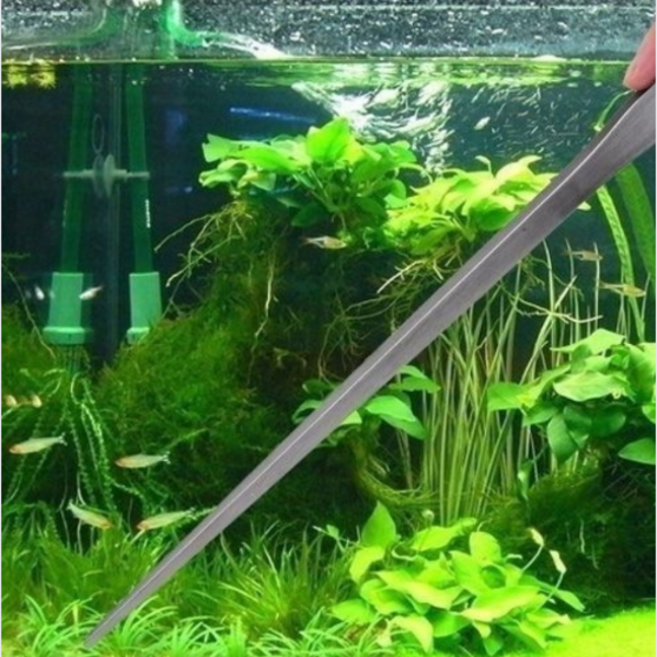 수초용 핀셋 곡선형 48cm 수조 어항 수초 활착 심기 트리밍 관리 집게 테라리움, 1개