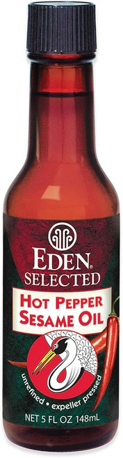 에덴 푸드 매운 고추 참기름 (3개 x 5온스) 3 Eden Foods Hot Pepper Sesame Oil (3x5 OZ) 3, 1개, 148ml