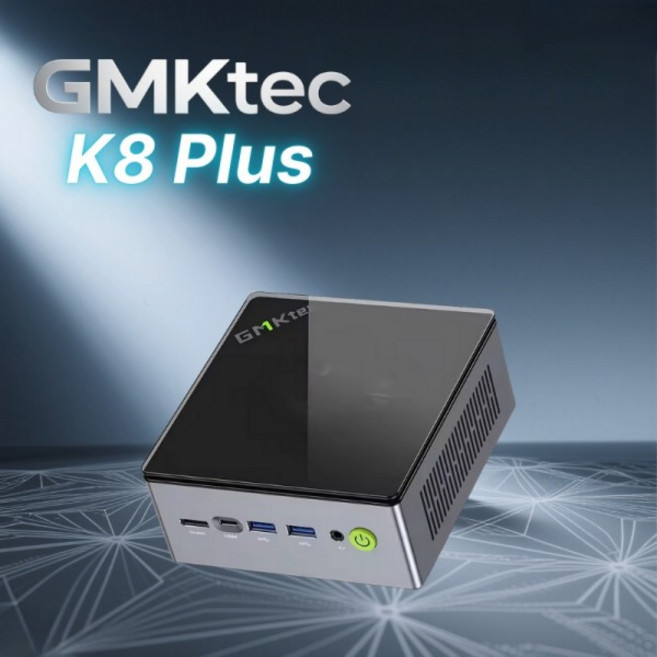 GMKtec K8 Plus 미니 PC 라이젠 7 8845HS DDR5 5600Mhz PCIe40 Nvme SSD 윈도우 11 Pro WIFI6 BT52 25G LAN, 01 Ryzen 7 8845HS, 04 EU, 03 16GB RAM 500GB SSD