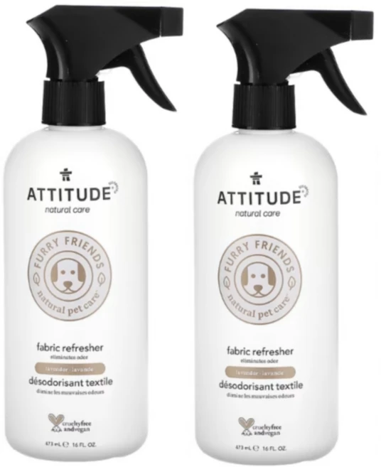 ATTITUDE Furry Friends 페브릭 리프레셔 라벤더 473ml x 2팩 - 쿠팡