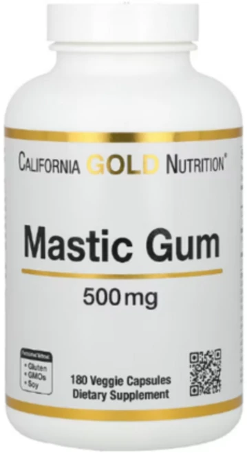 California Gold Nutrition 매스틱검 Mastic Gum 500mg 180정 캡슐, 1개 - 쿠팡