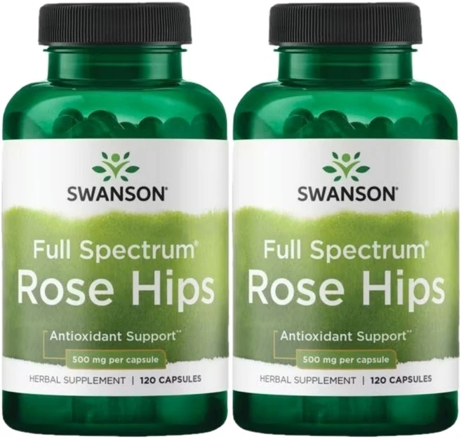 스완슨 로즈힙 500mg, 2팩, 120정 - 쿠팡