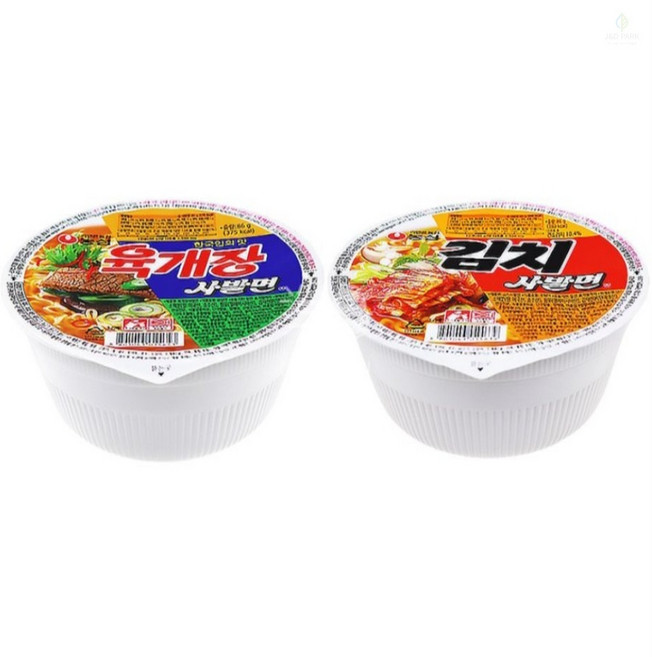 제이앤디리빙디자인 사발면 2종세트 농심김치사발면