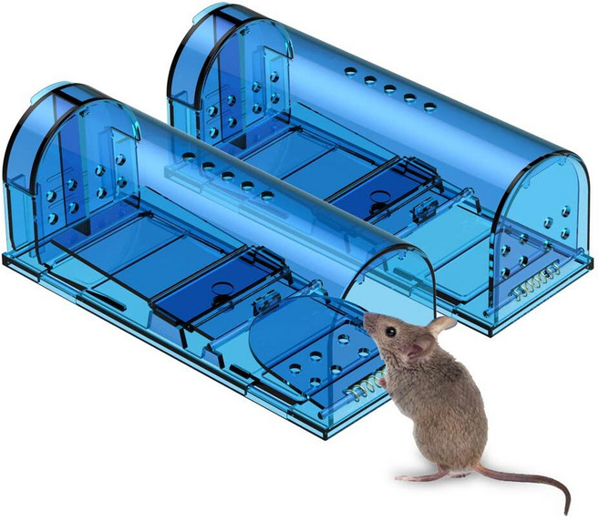 Humane Mouse Trap | Catch and Release Working Rat/Rodent Pet Safety (Dog/Cat) Best Indoor/Outdoor
