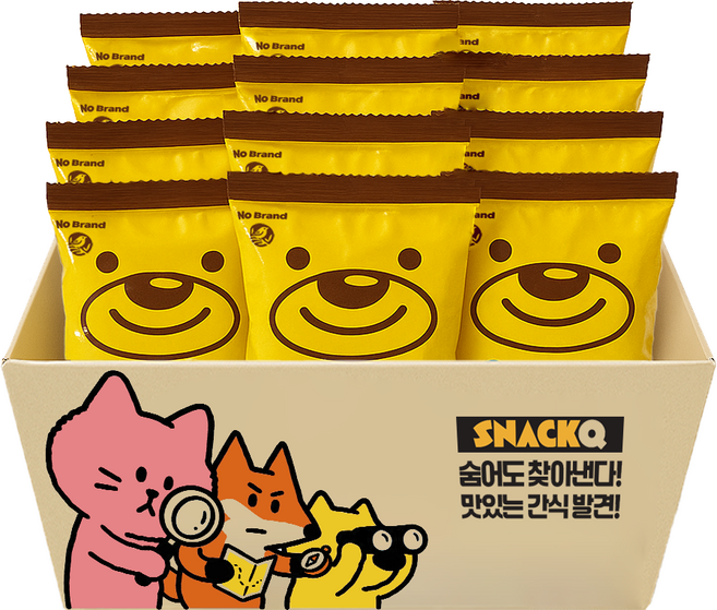 노브랜드 과자, 초코베어, 12개