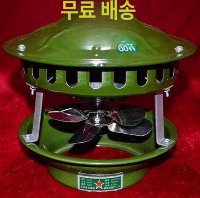 가스배출기 흡출기 환풍 연탄가스 연통 정화조 난로, 60W 7날개 방진