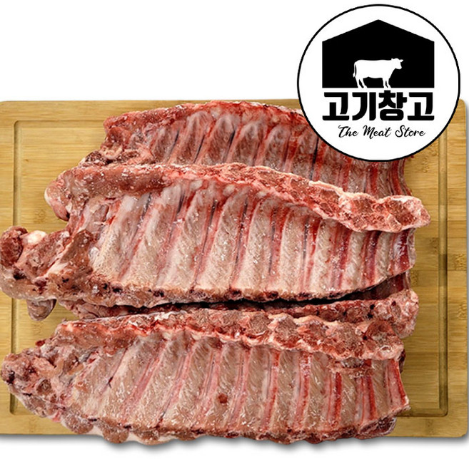 (반값특가)등갈비 (원육) 5kg /대용량 등갈비 바베큐요리/고기창고/캠핑고기/캠핑/김치찜/등갈비찜, 1개