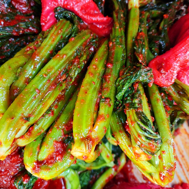 국내산 여수 돌산갓김치 국산재료 쌉쌀한 종가댁 전통 특제양념 전라도 갓김치, 1박스, 5kg