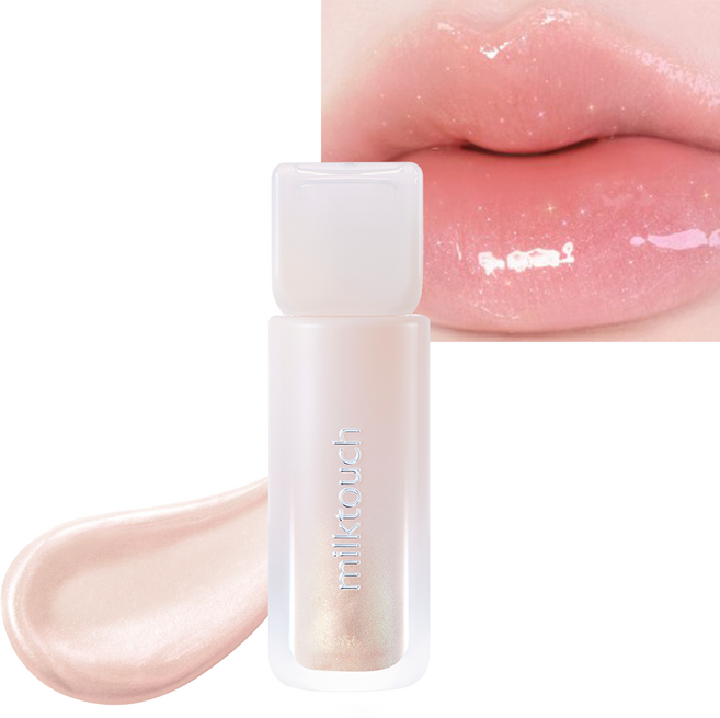 밀크터치 듀 스테인 쉬어 오로라 글로스, 1개, 4ml, 01.허니 듀