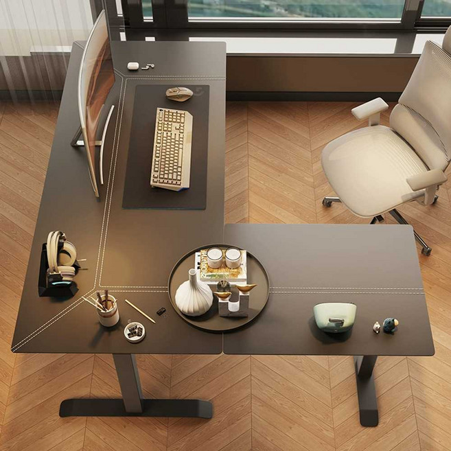 모션데스크 높이조절책상 E1 에이픽스 ㄱ자 CEO 데스커, I.  1.6x1.1m